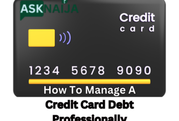 How To Manage A Credit Card Debt Professionally